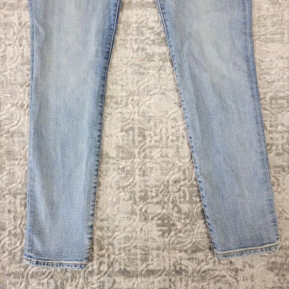 Gap Jeans Mens 34X32 Blue Skinny Denim Pants Mid Rise Light Wash Adult Casual - Picture 3 of 16